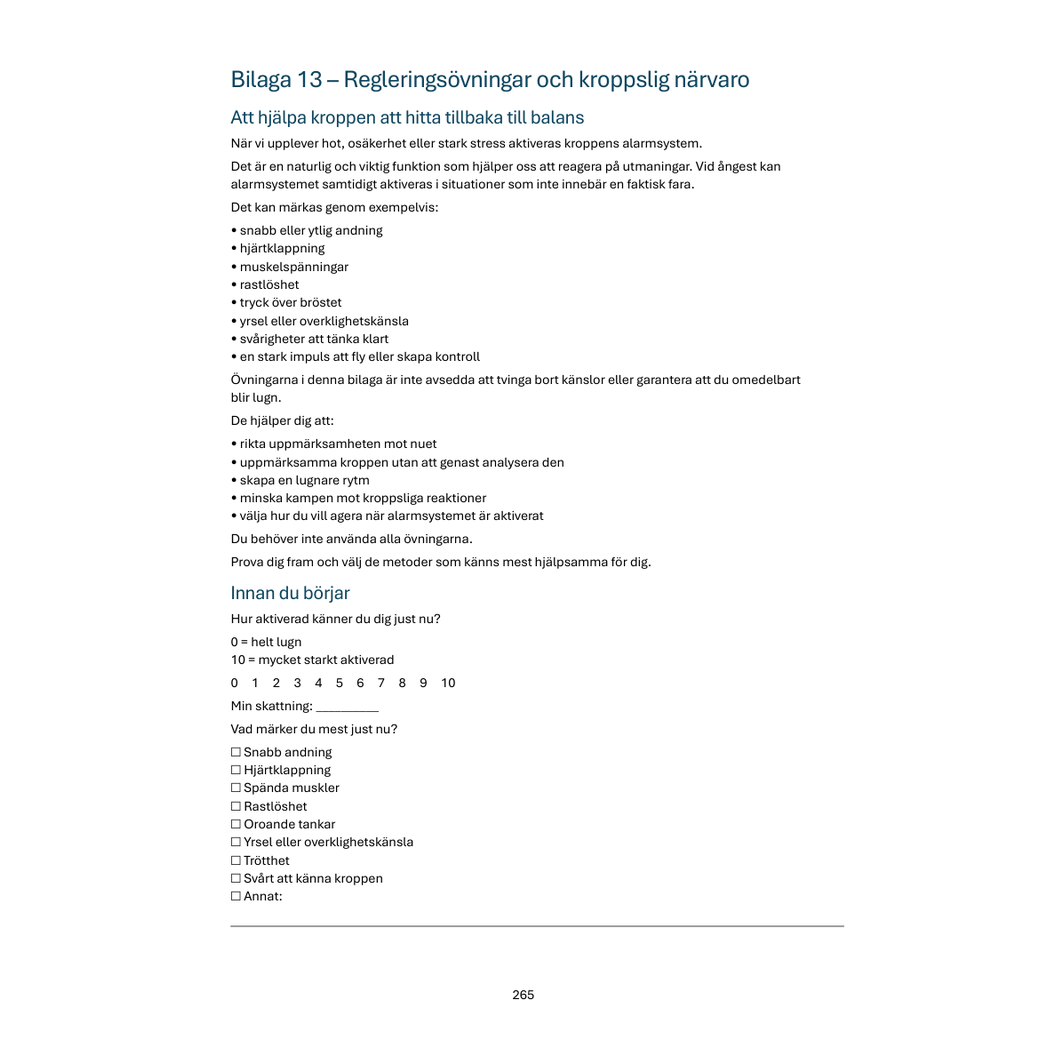 Ångest och oro