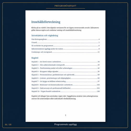 Stress och återhämtning i arbetslivet