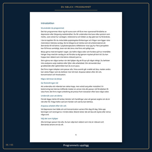 Depression och nedstämdhet