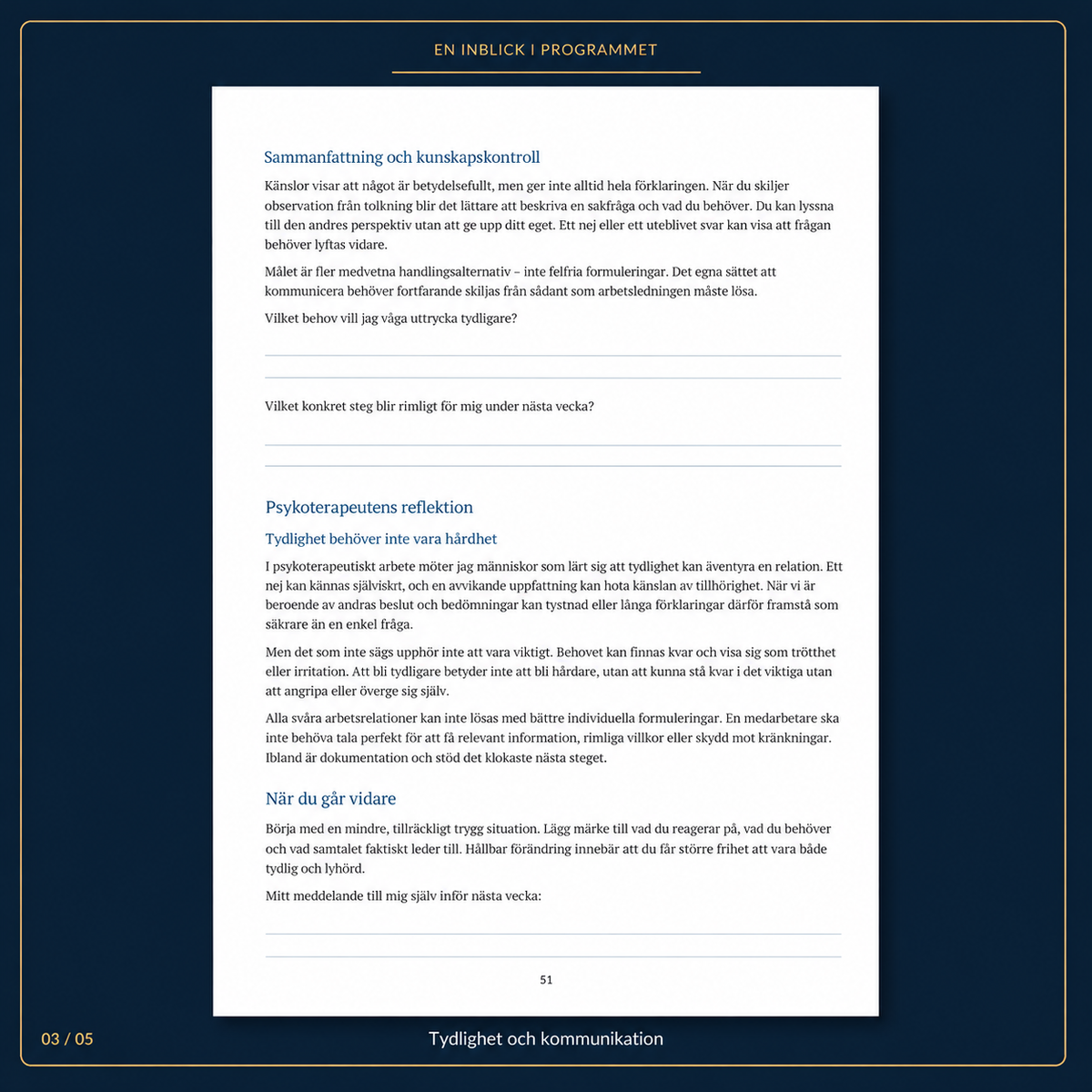 Relationer och kommunikation i arbetslivet