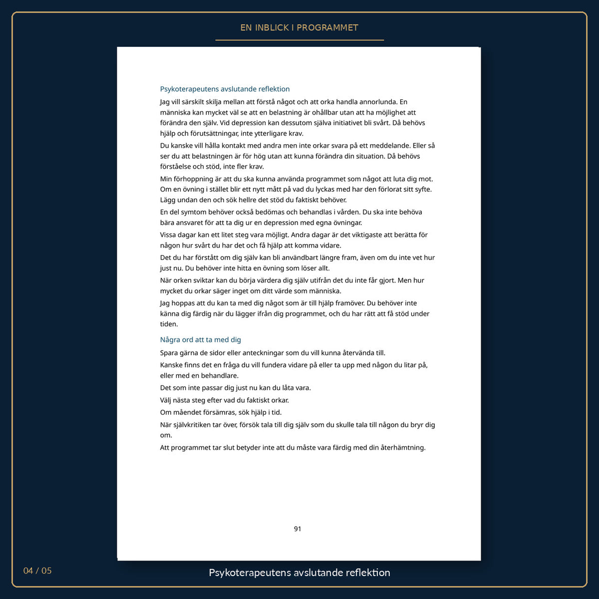 Depression och nedstämdhet