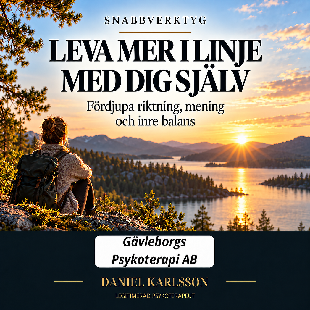 Leva mer i linje med dig själv
