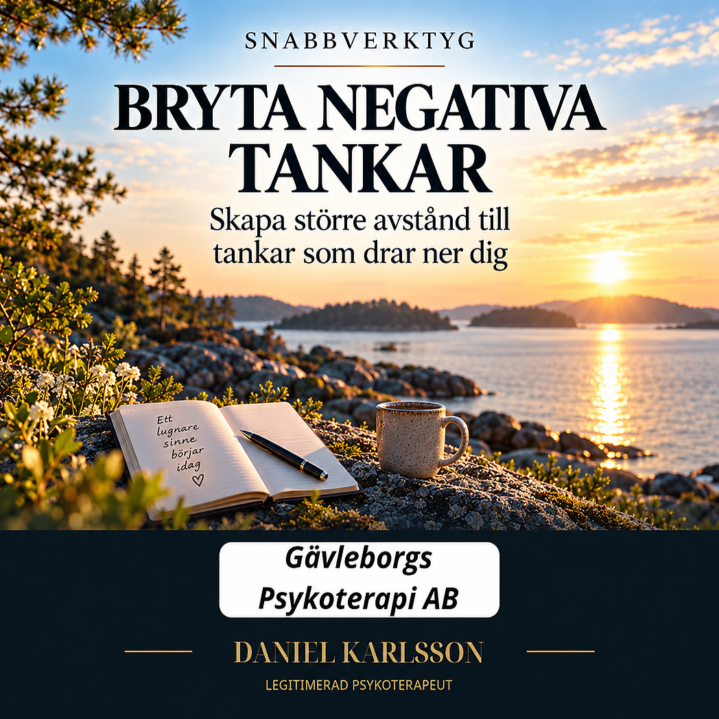 Bryta negativa tankar
