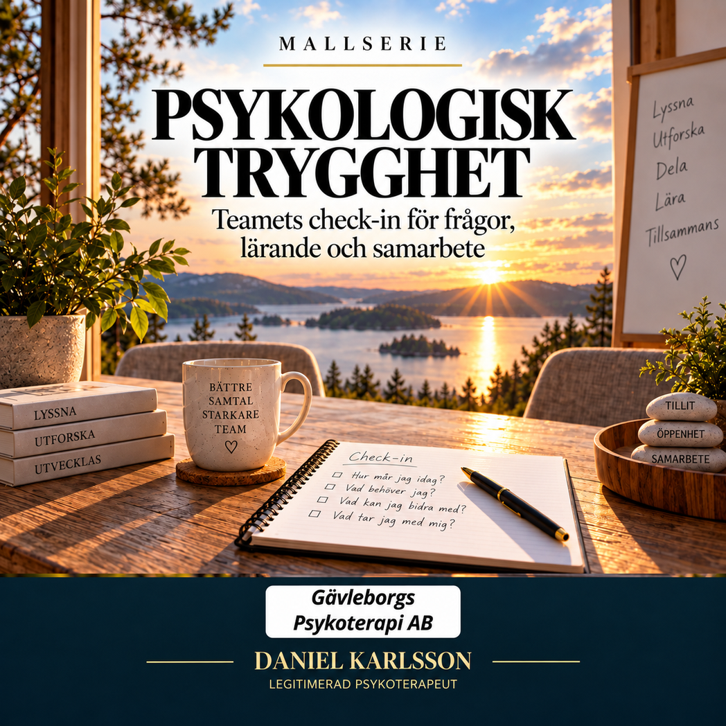 Psykologisk trygghet - teamets check-in