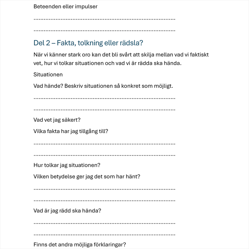 Relationer och anknytning