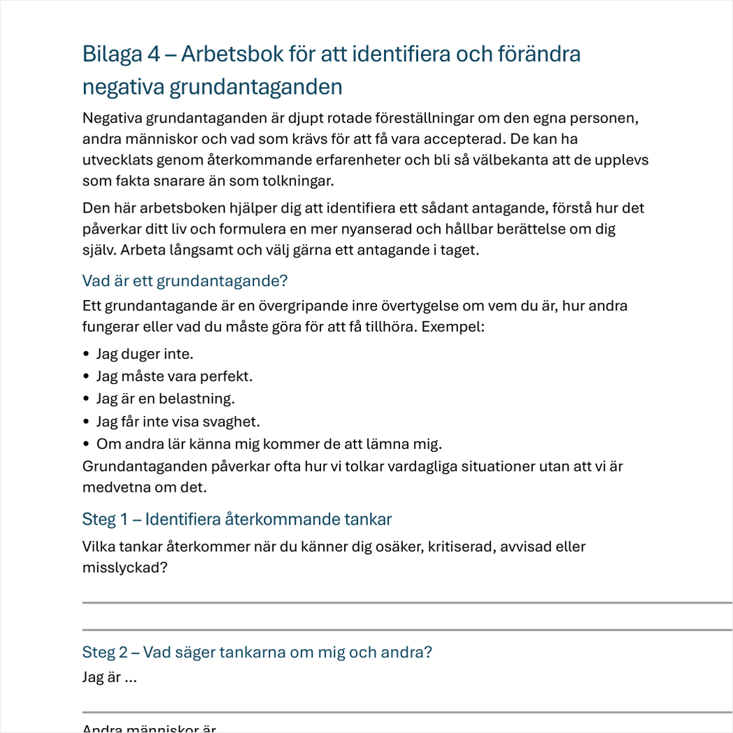 Självkänsla och självkritik